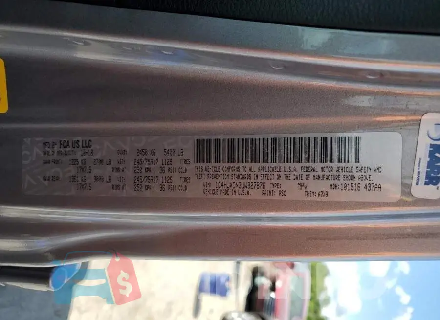 1C4HJXDN3JW327876 Photo# 13
