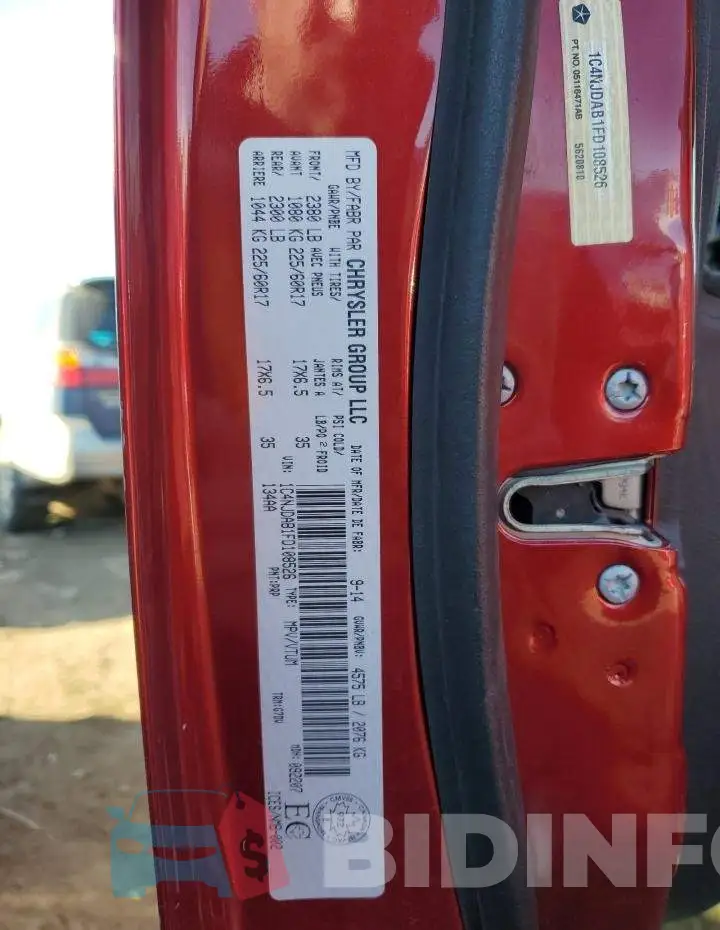 1C4NJDAB1FD108526 Photo# 13