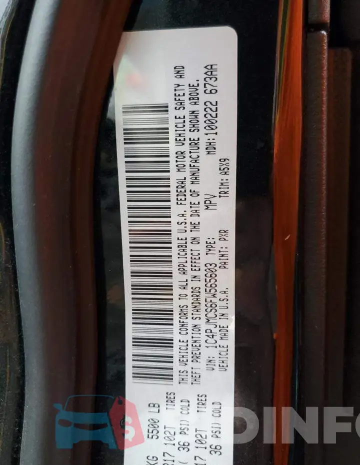 1C4PJMCS6FW565603 Photo# 13
