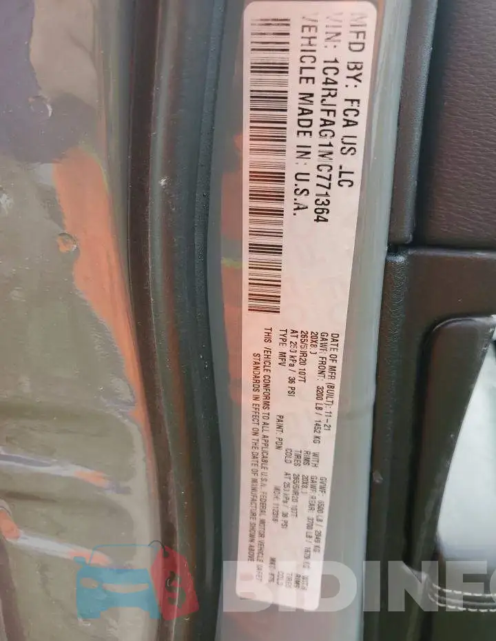 1C4RJFAG1MC771364 Photo# 14