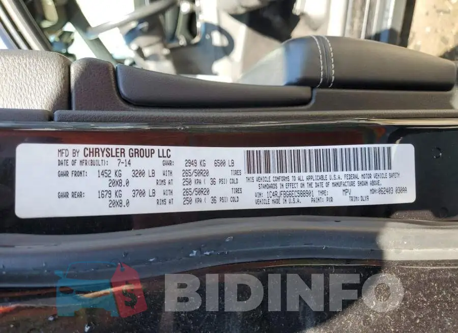 1C4RJFBG6EC588901 Photo# 14