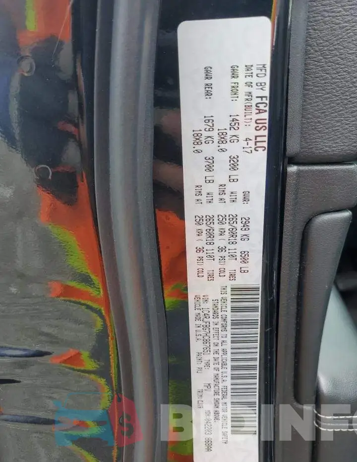 1C4RJFBG7HC867651 Photo# 14