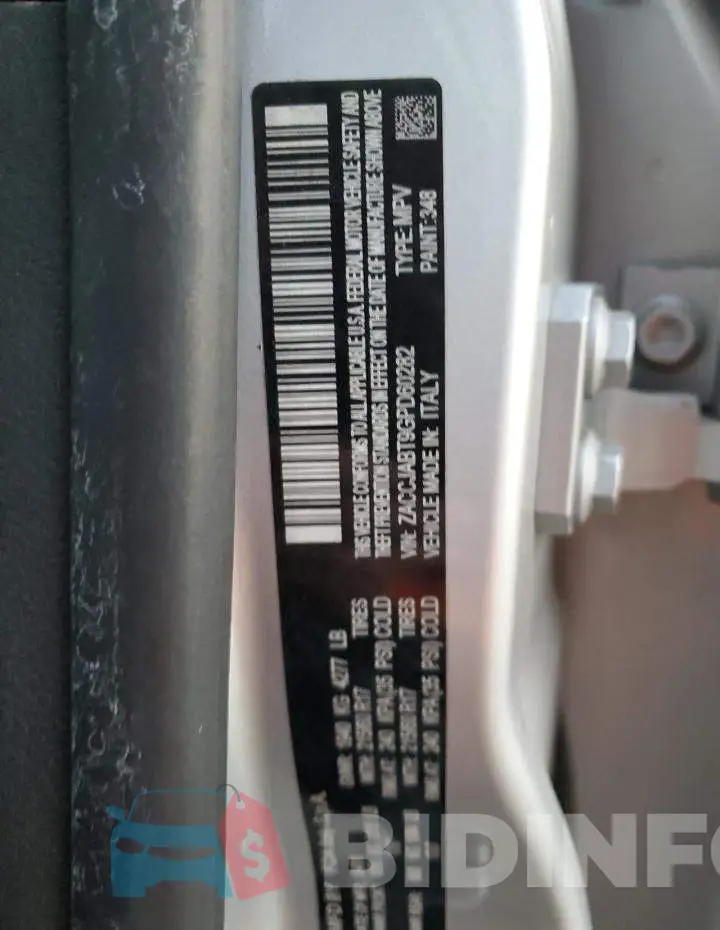 ZACCJABT9GPD60282 Photo# 13