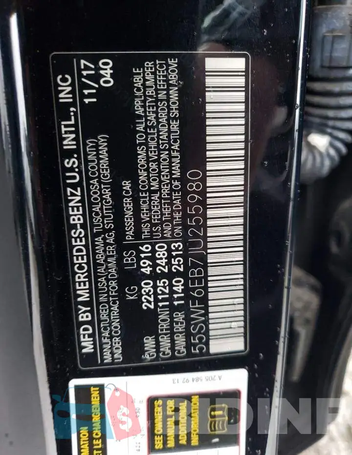 55SWF6EB7JU255980 Photo# 12