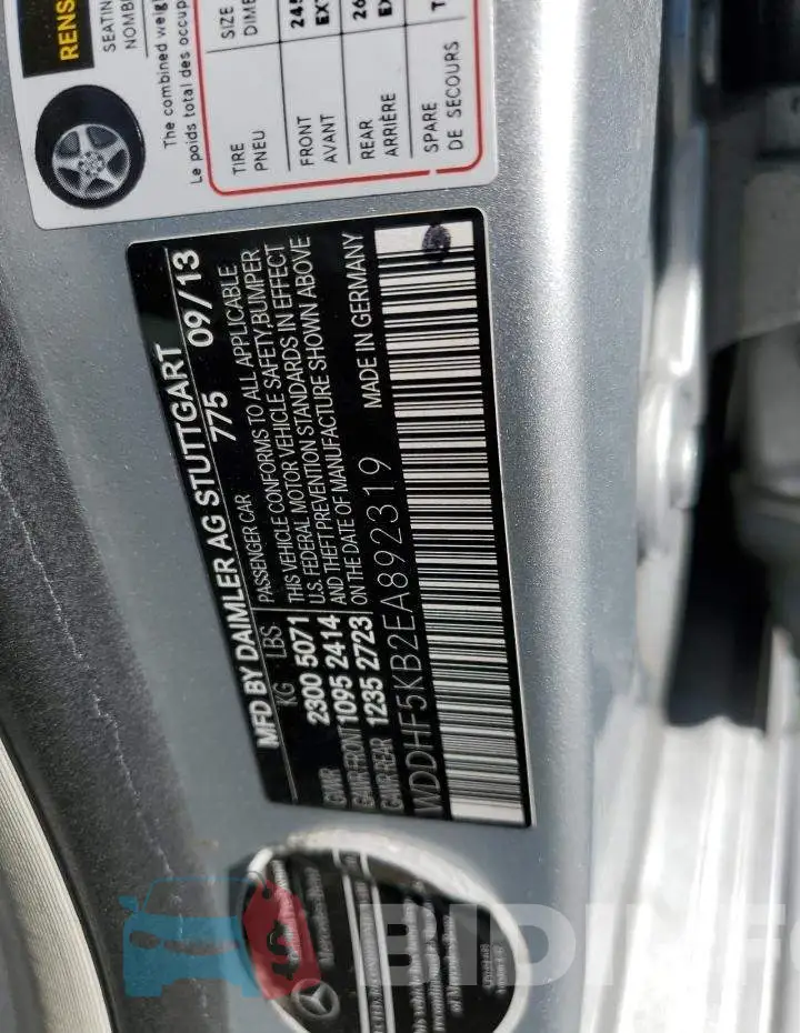 WDDHF5KB2EA892319 Photo# 12