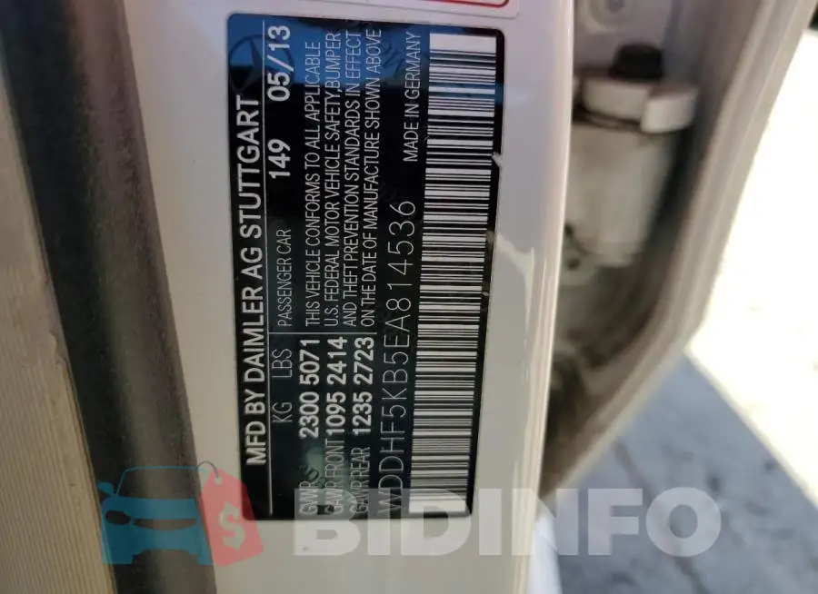 WDDHF5KB5EA814536 Photo# 12