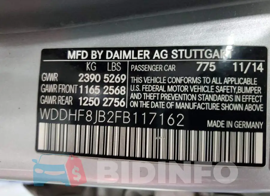 WDDHF8JB2FB117162 Photo# 12