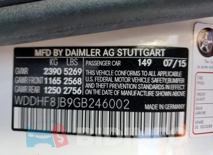 WDDHF8JB9GB246002 Photo# 13