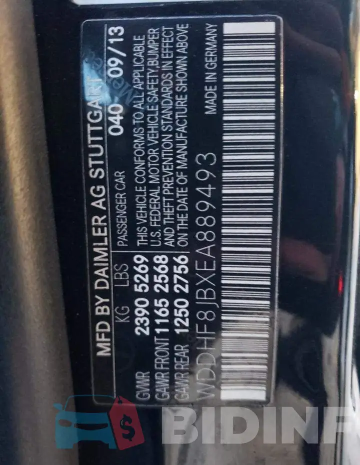 WDDHF8JBXEA889493 Photo# 12
