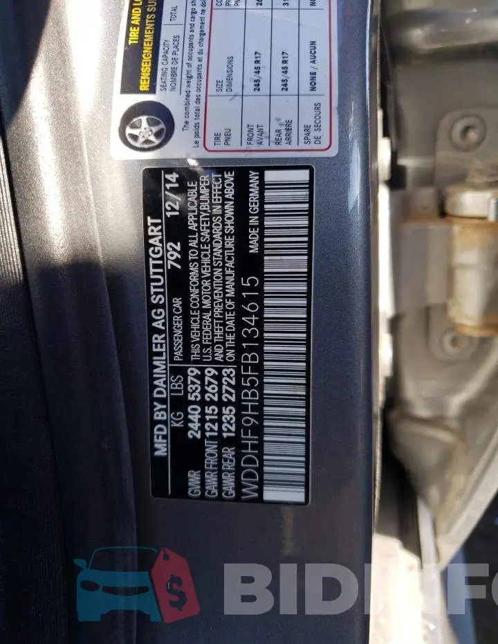WDDHF9HB5FB134615 Photo# 12