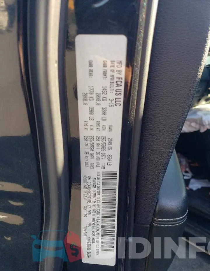 1C4RDHAG7FC789177 Photo# 12