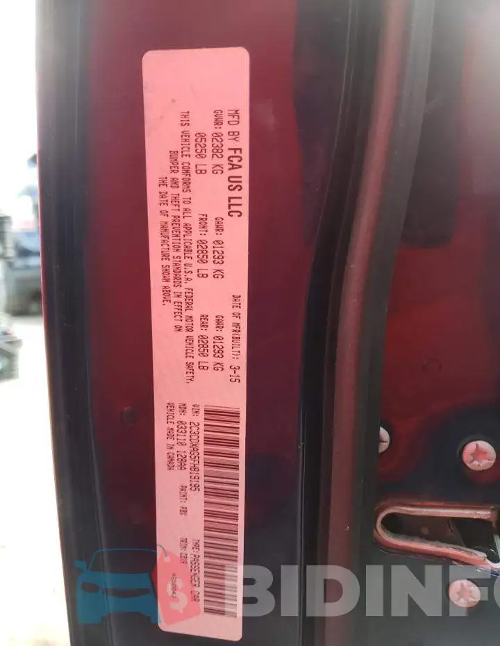 2C3CDXAG5FH819195 Photo# 12