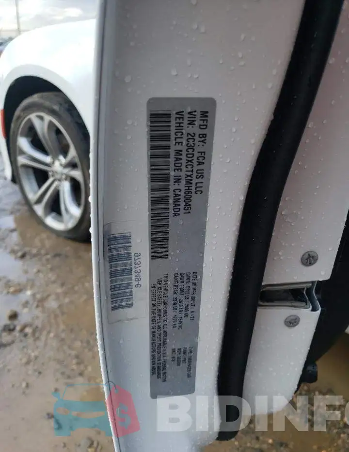 2C3CDXCTXMH600451 Photo# 10