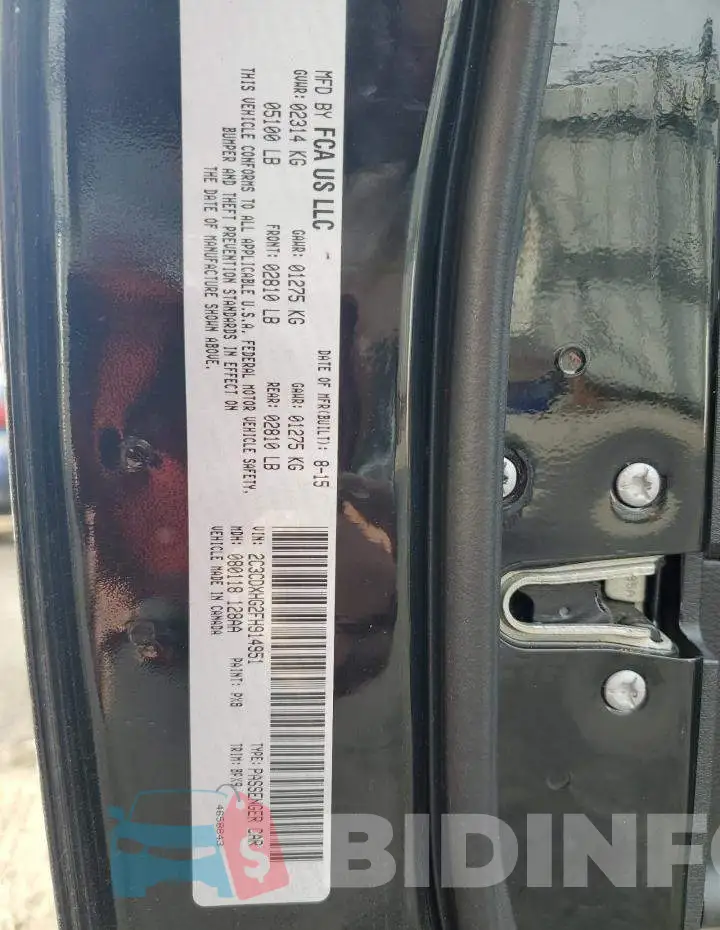 2C3CDXHG2FH914951 Photo# 12