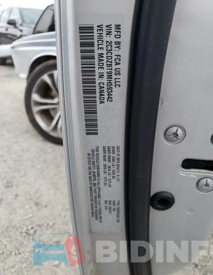 2C3CDZBT9MH593442 Photo# 13