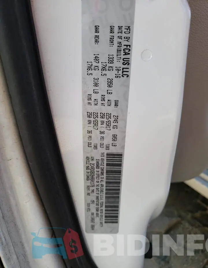 2C4RDGBG9HR601178 Photo# 13
