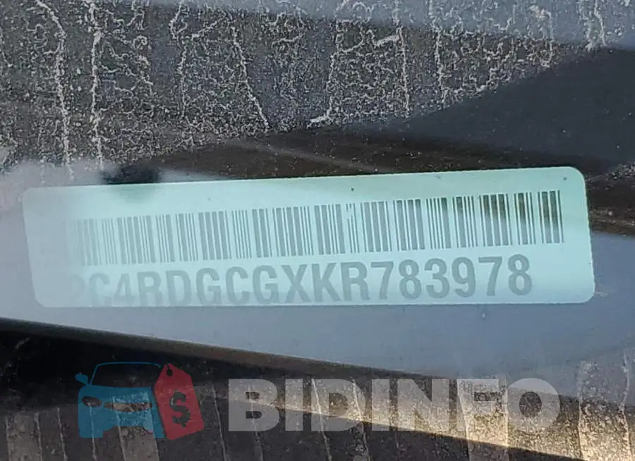 2C4RDGCGXKR783978 Photo# 14
