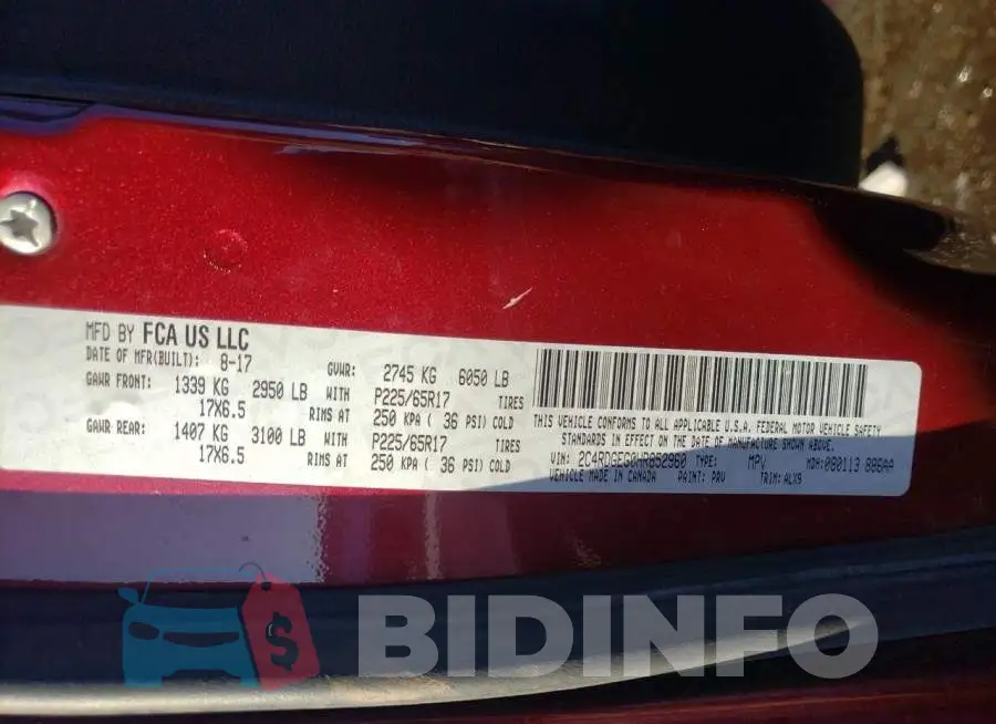 2C4RDGEG0HR852960 Photo# 13