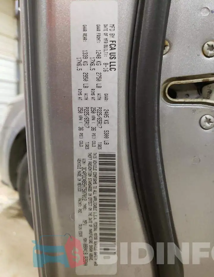 3C4PDCAB5HT507012 Photo# 13