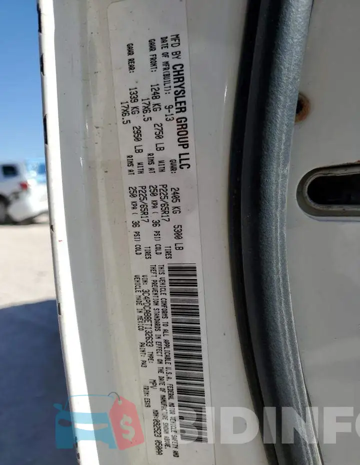 3C4PDCAB8ET132633 Photo# 13