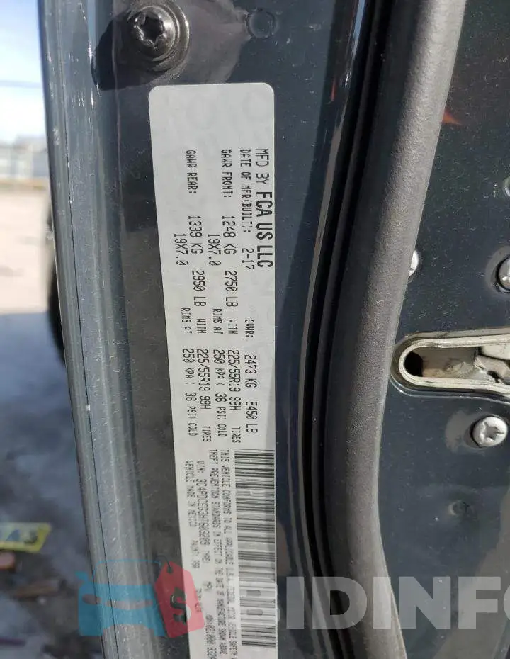 3C4PDCEG3HT603209 Photo# 13