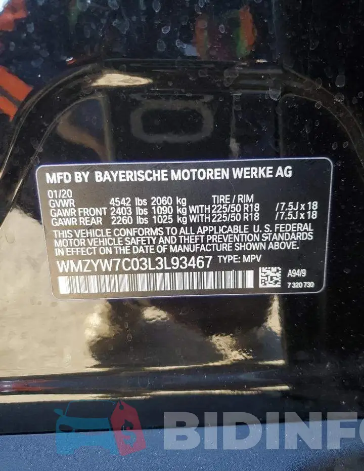 WMZYW7C03L3L93467 Photo# 12