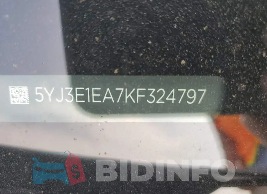 5YJ3E1EA7KF324797 Photo# 12