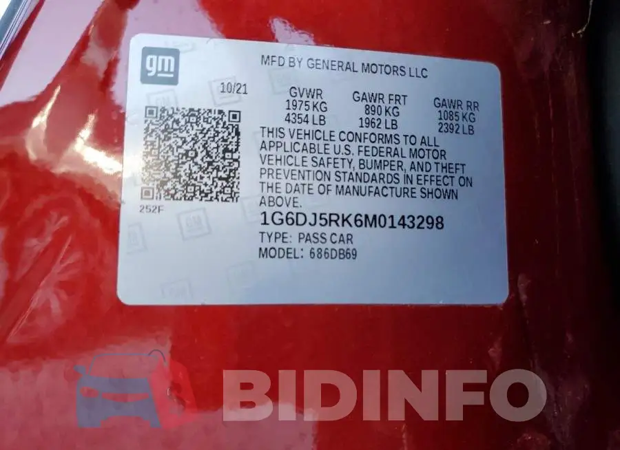 1G6DJ5RK6M0143298 Photo# 12