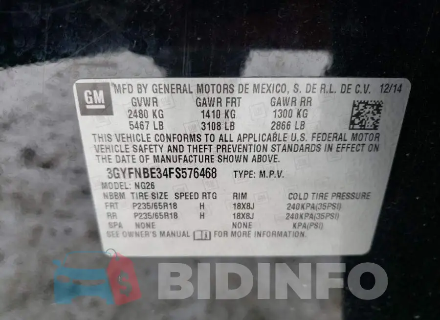 3GYFNBE34FS576468 Photo# 13