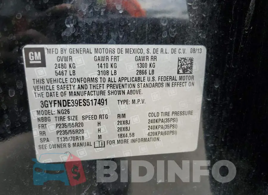 3GYFNDE39ES517491 Photo# 13