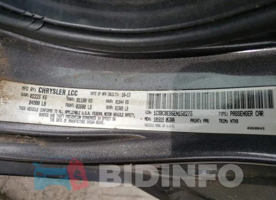 1C3BCBEB5EN158273 Photo# 12