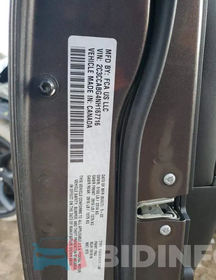 2C3CCABG4NH167716 Photo# 12