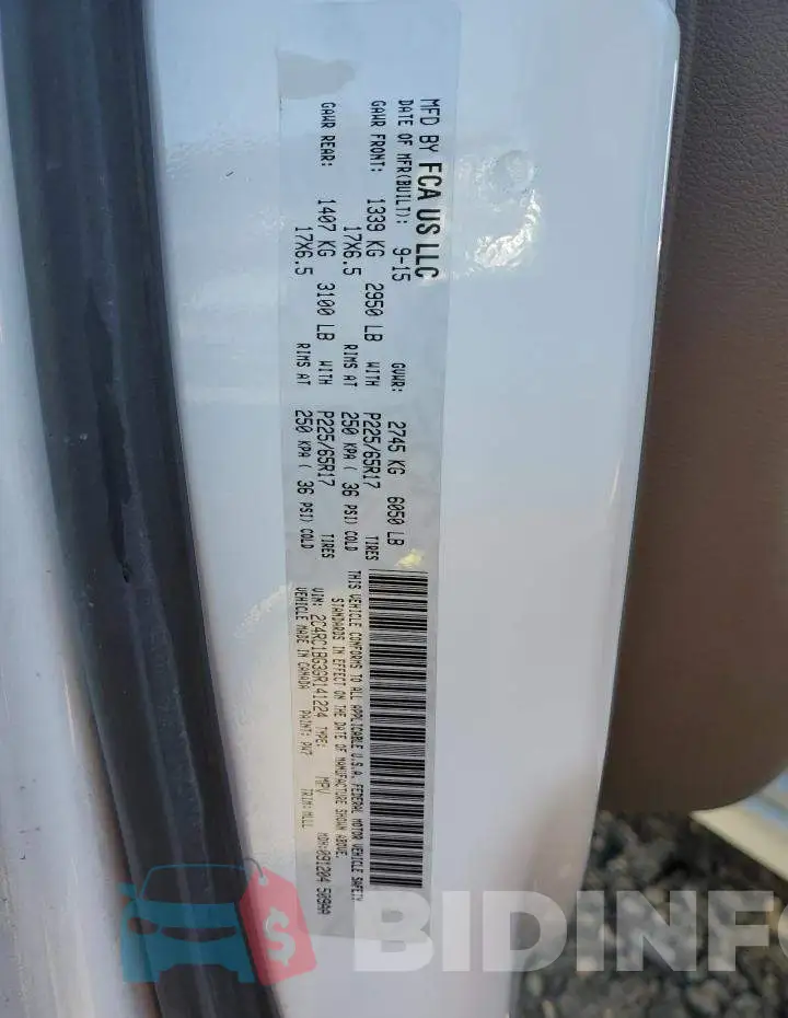 2C4RC1BG3GR141224 Photo# 14