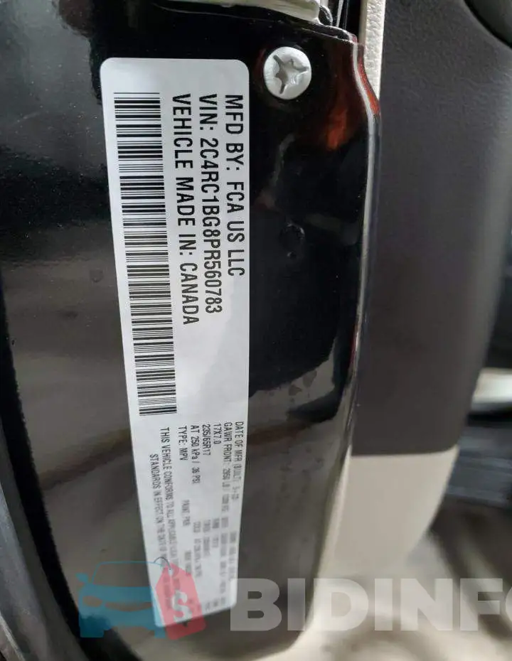 2C4RC1BG8PR560783 Photo# 13