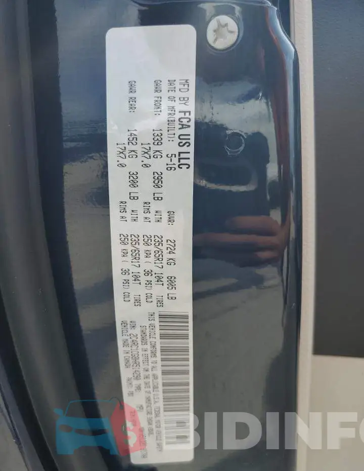 2C4RC1CG8HR514290 Photo# 13