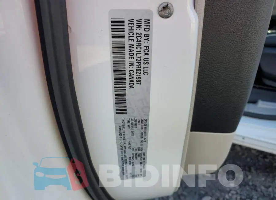 2C4RC1L73PR621987 Photo# 13