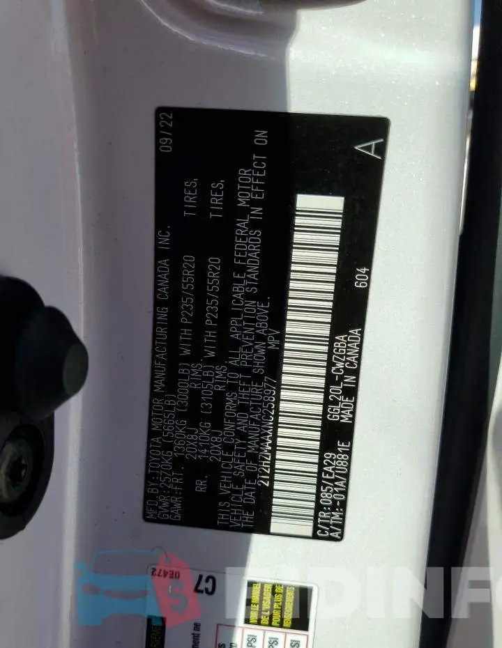 2T2HZMAAXNC258977 Photo# 12