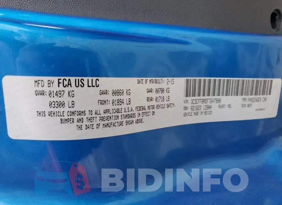 3C3CFFBR5FT647908 Photo# 12