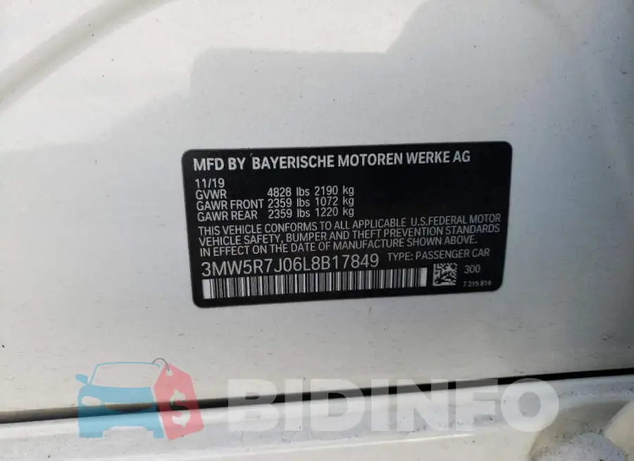 3MW5R7J06L8B17849 Photo# 12