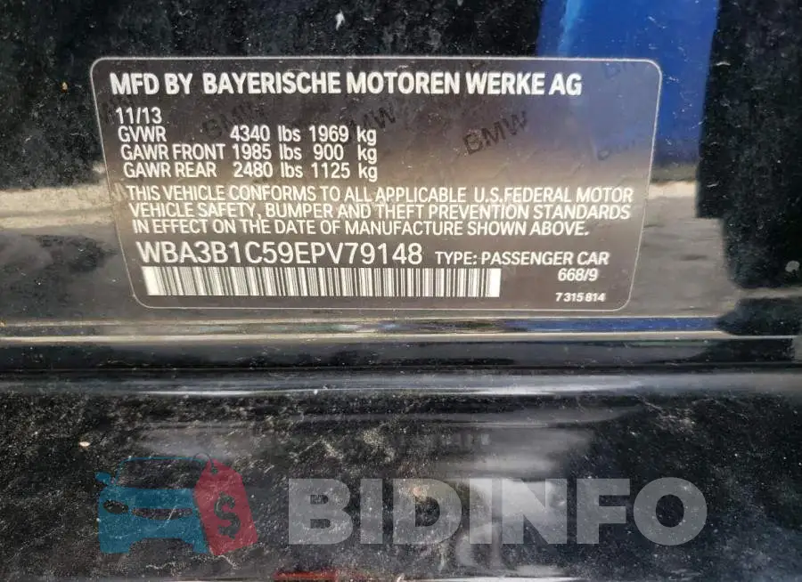 WBA3B1C59EPV79148 Photo# 12
