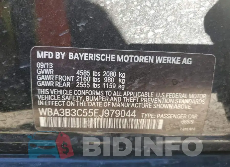 WBA3B3C55EJ979044 Photo# 12