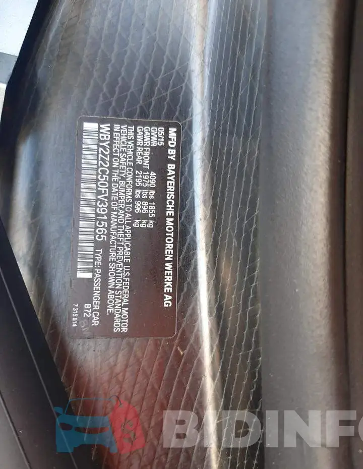 WBY2Z2C50FV391565 Photo# 12