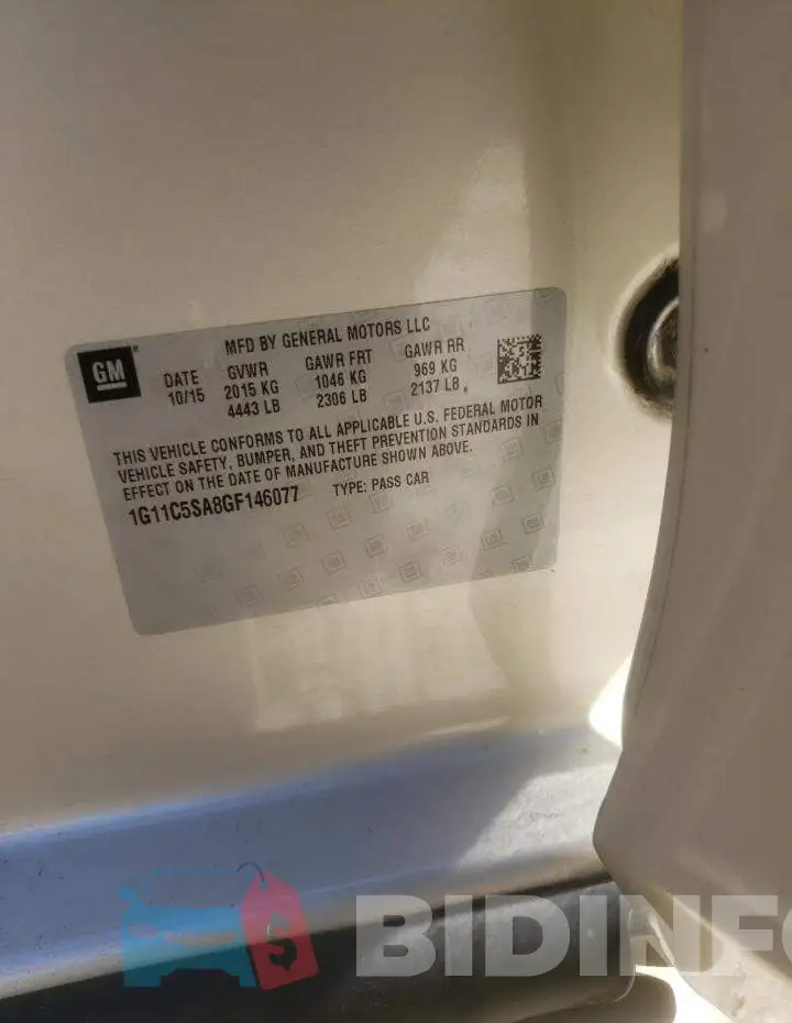 1G11C5SA8GF146077 Photo# 12
