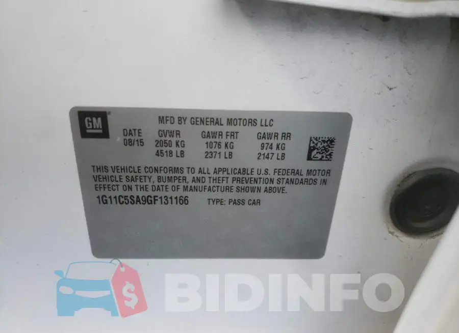 1G11C5SA9GF131166 Photo# 12