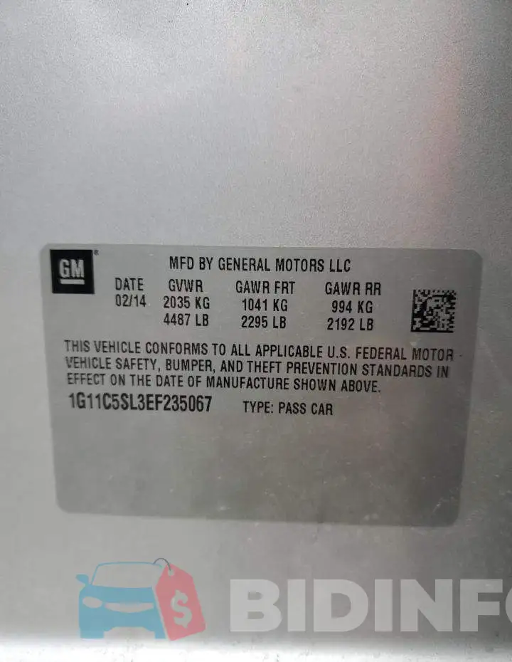 1G11C5SL3EF235067 Photo# 12