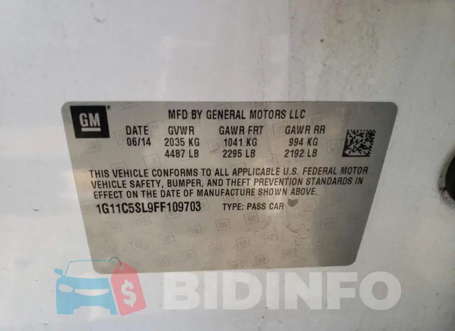 1G11C5SL9FF109703 Photo# 12