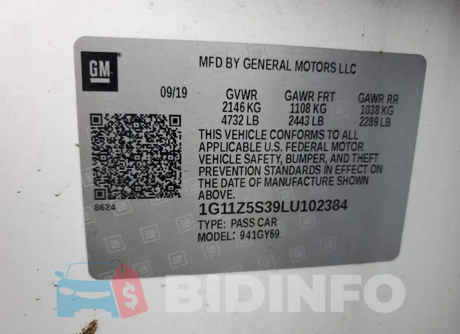 1G11Z5S39LU102384 Photo# 12
