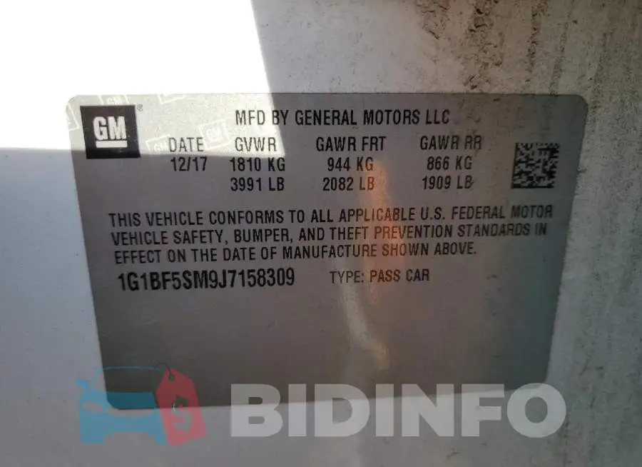 1G1BF5SM9J7158309 Photo# 12