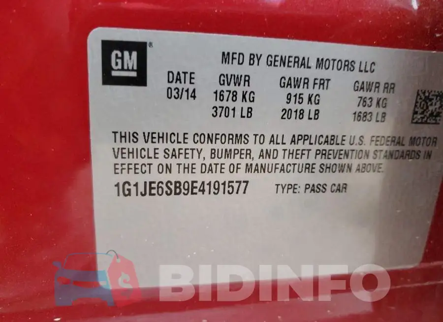 1G1JE6SB9E4191577 Photo# 12