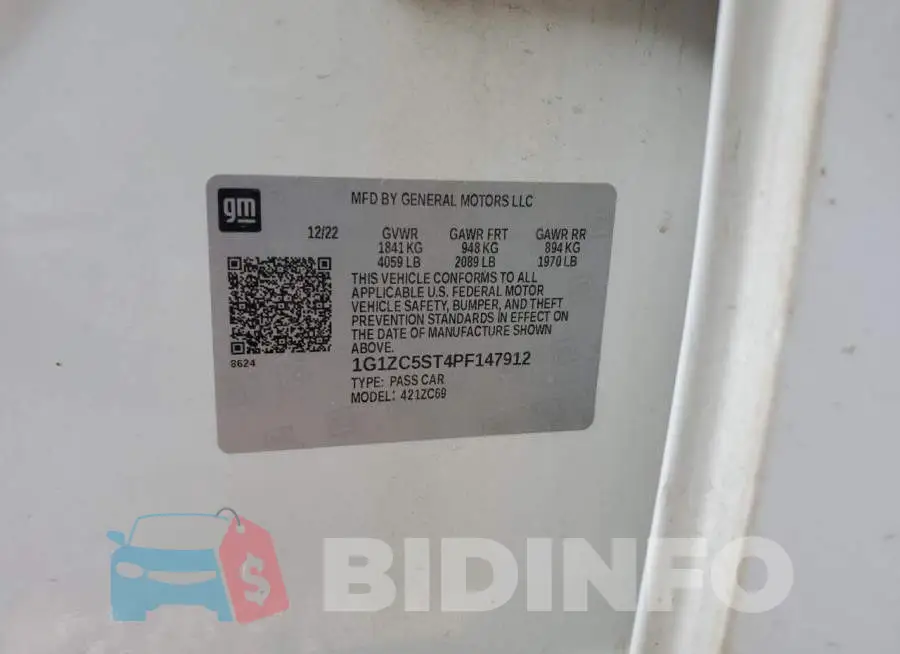 1G1ZC5ST4PF147912 Photo# 12